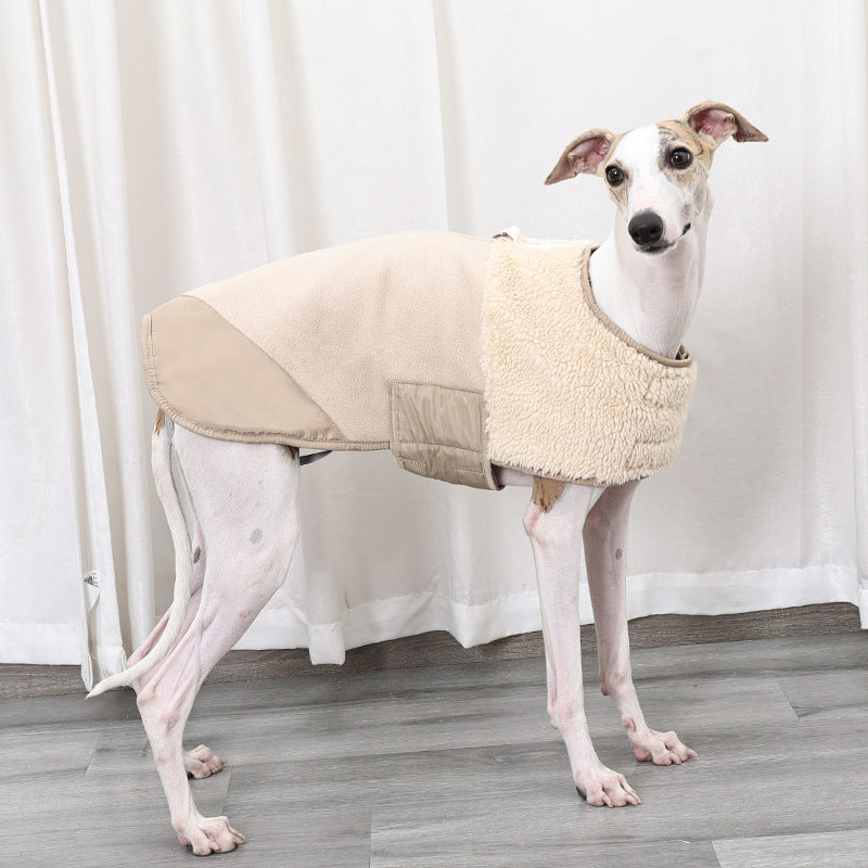 Double - Sided Lamb - Wool Jacket For Dogs Winter