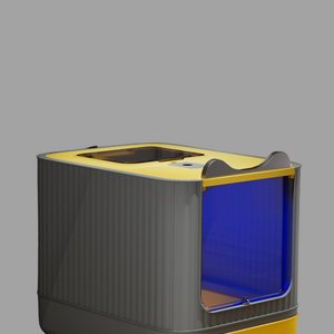 Cat Litter Box With UV Light - ri-son