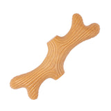 Log antler toothbrush toy