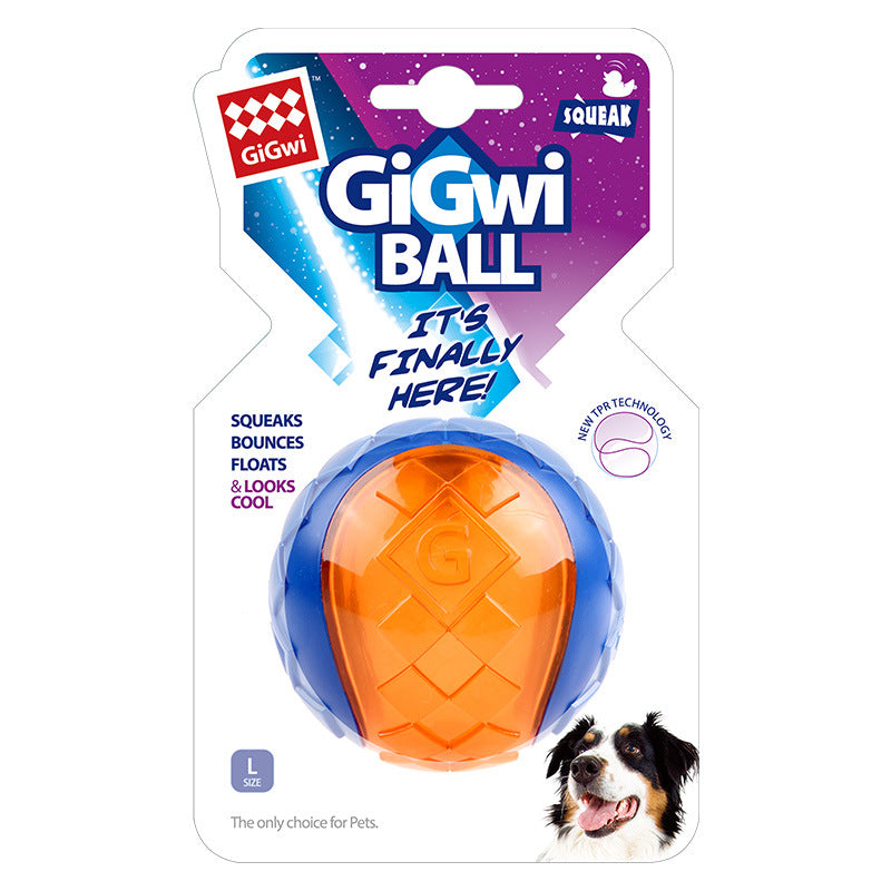 GiGwi GBall Dog Fetch & Squeaky Toy