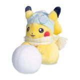 Snowball-Rolling Pikachu Snowy Softies Plush – 7 ¾ In.