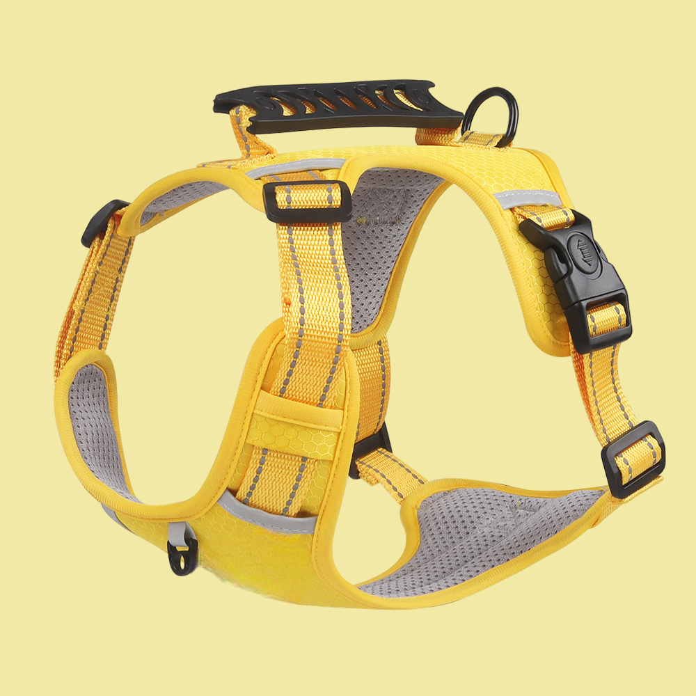 Pet Chest and Back Harness Vest-Style Reflective Large Dog Harness with Anti-Bursting Feature R-H524 - ri-son