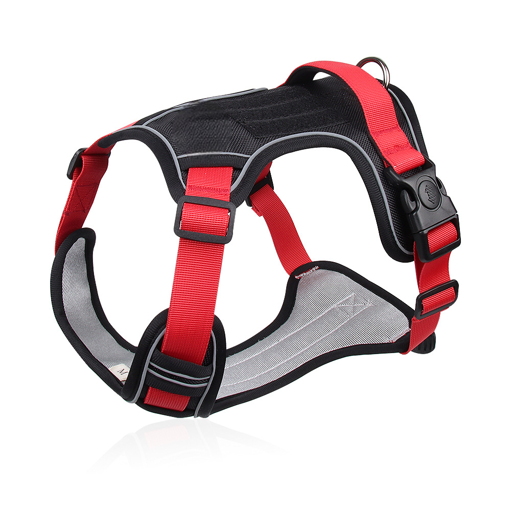 Dog Anti-Bursting Large Dog Chest and Back Harness with Reflective Feature R-H517 - ri-son