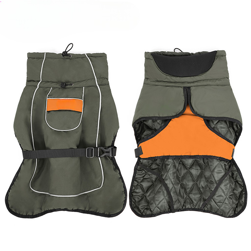 Waterproof & Windproof Luminous Dog Jacket R-PD10048 - Outdoor Safety Gear for Your Pet, Ideal for Export