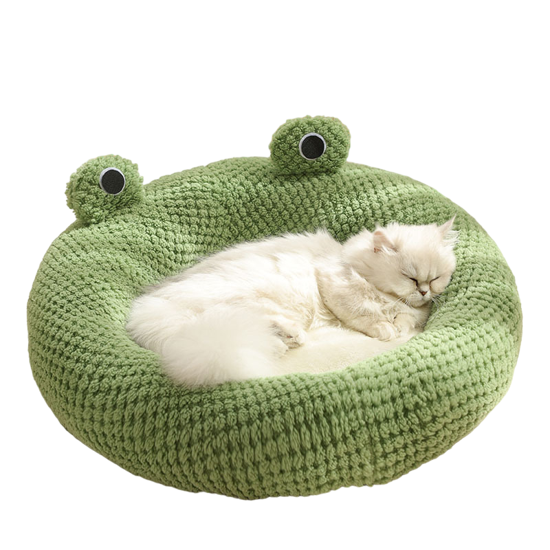 Cat Frog-shaped Cushion - ri-son