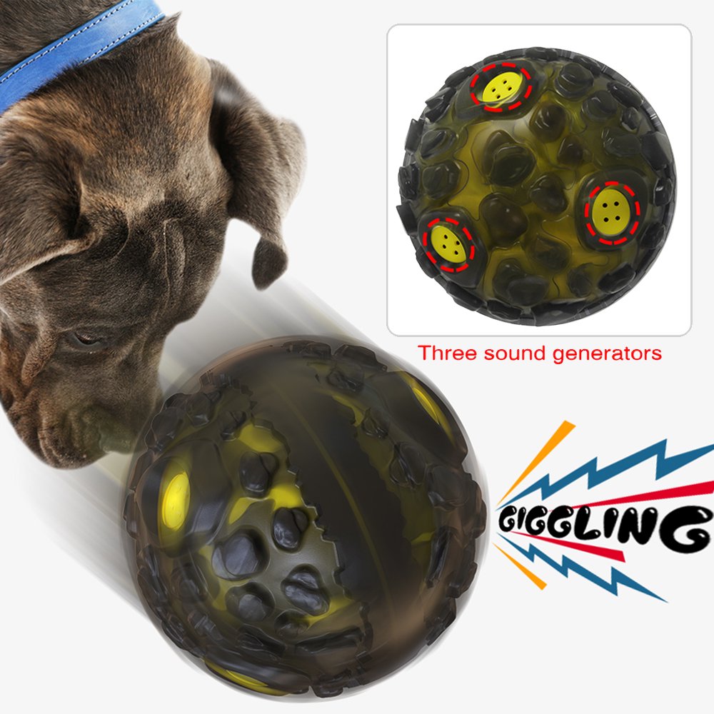 Meteorite Rolling Giggling Dog Ball