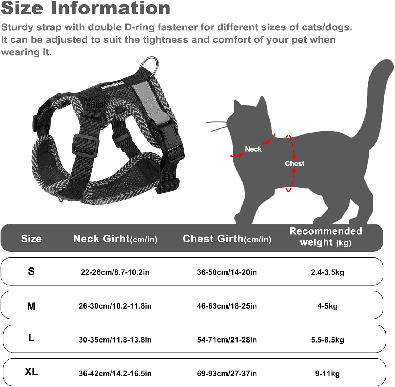 Ri-son Breathable Small Dog Harness