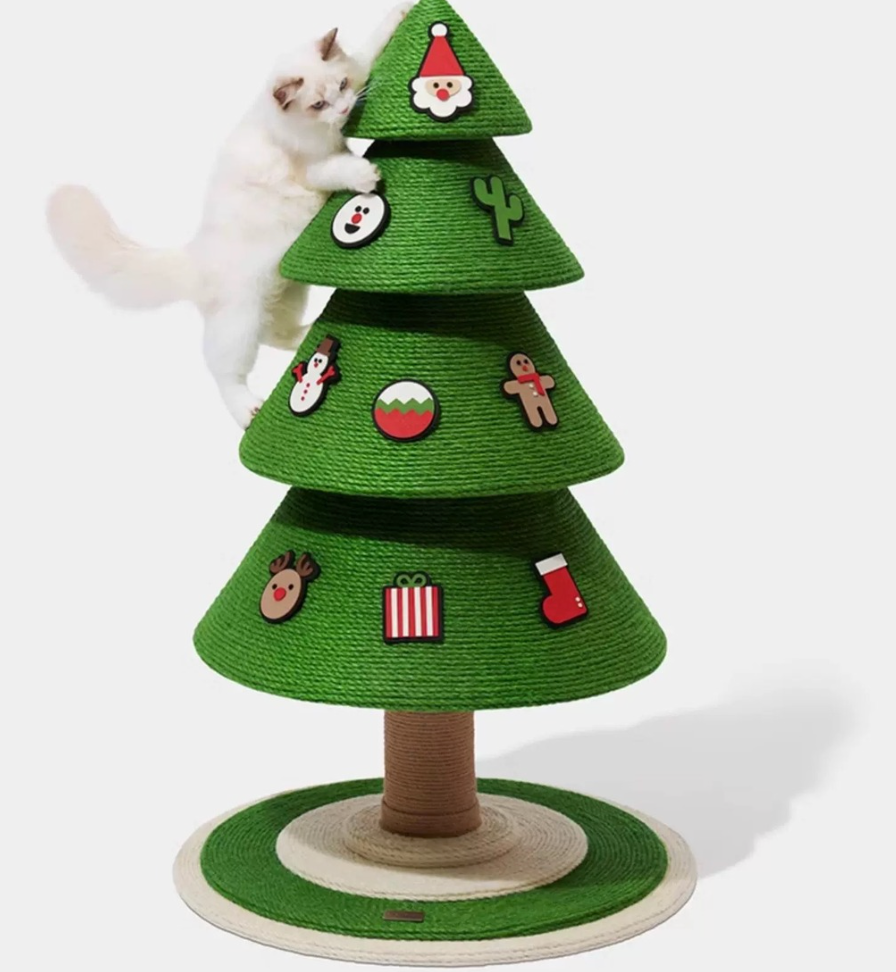 Christmas Pine Cat Tree & Scratcher by Vetreska – ri-son Christmas Pine Cat Tree & Scratcher by Vetreska – ri-son
