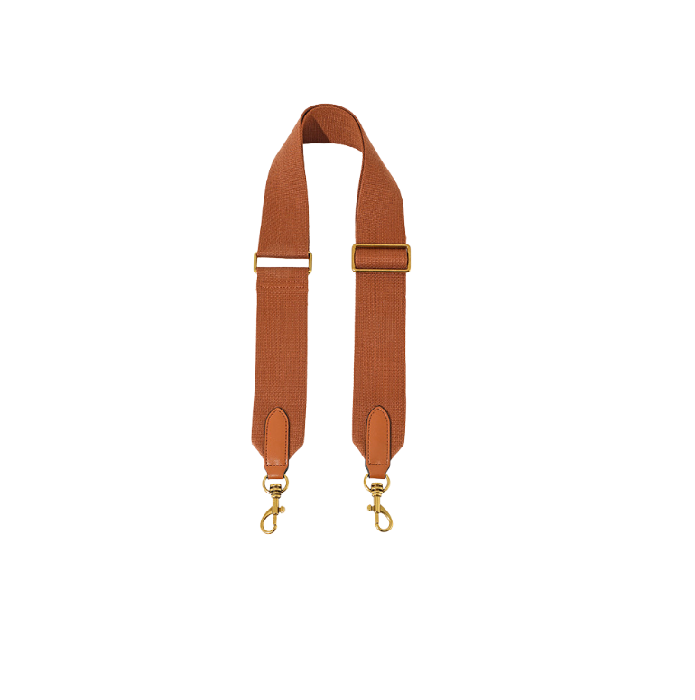 Adjustable Leather  & Fabric Shoulder Strap