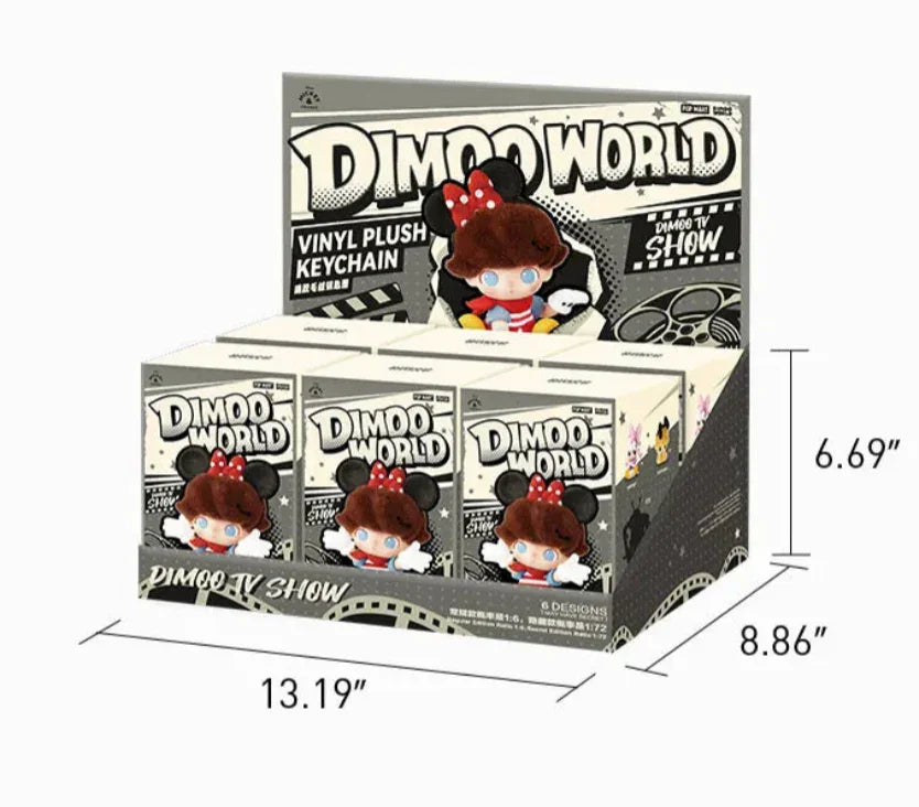 DIMOO WORLD  x DISNEY Series-Vinyl Plush Key Chain Blind Box