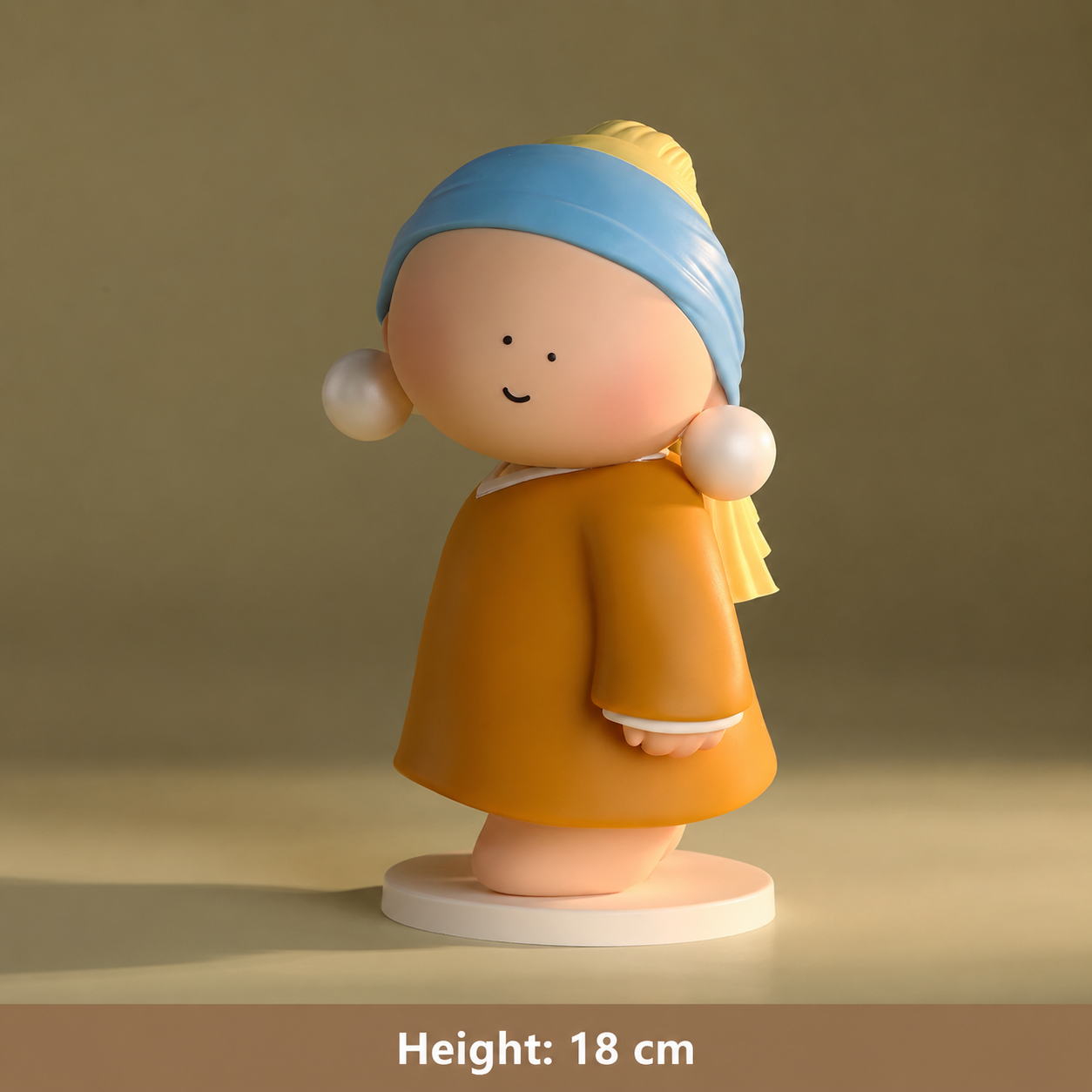 The Big Gallery Girl with a Pearl Earring Figurine