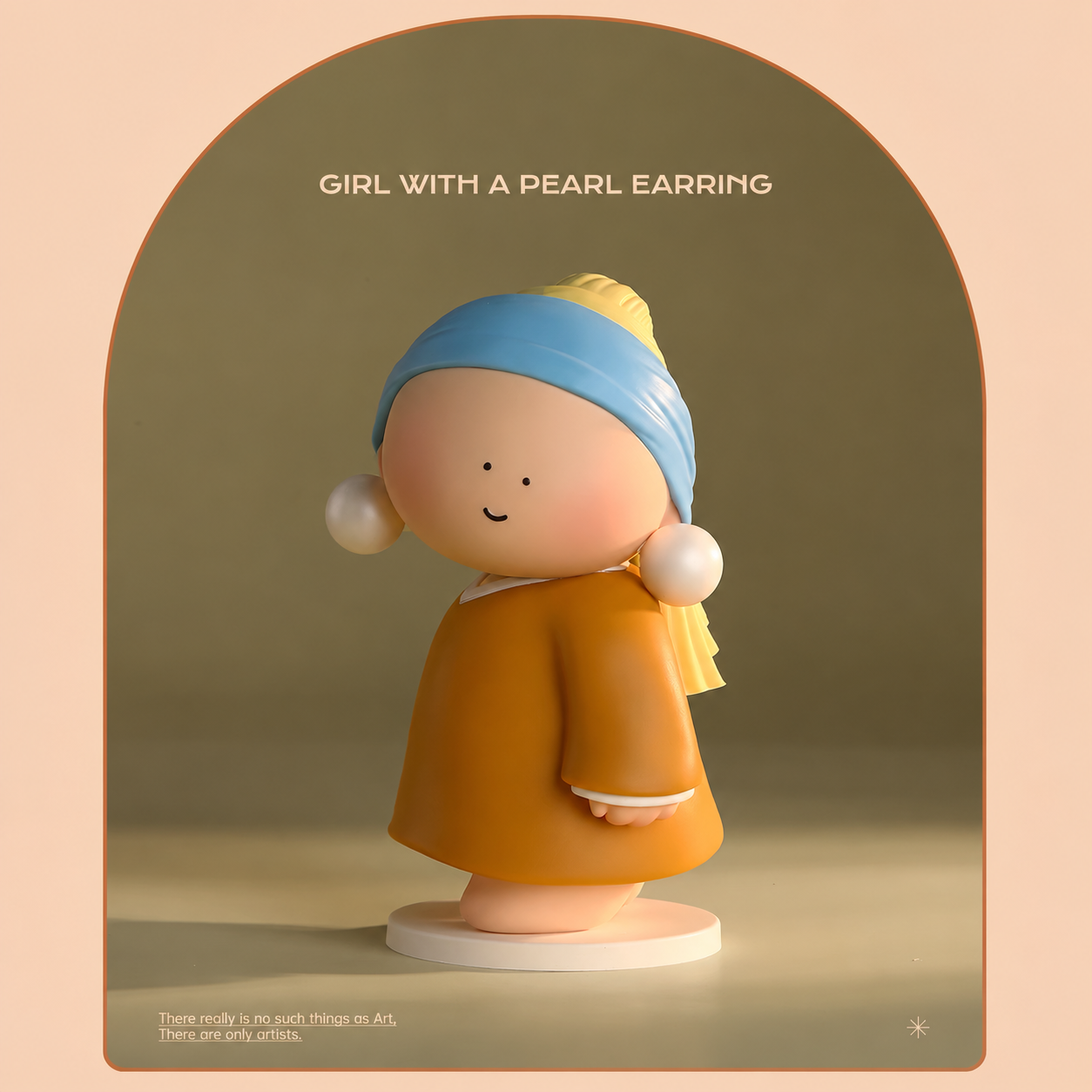The Big Gallery Girl with a Pearl Earring Figurine