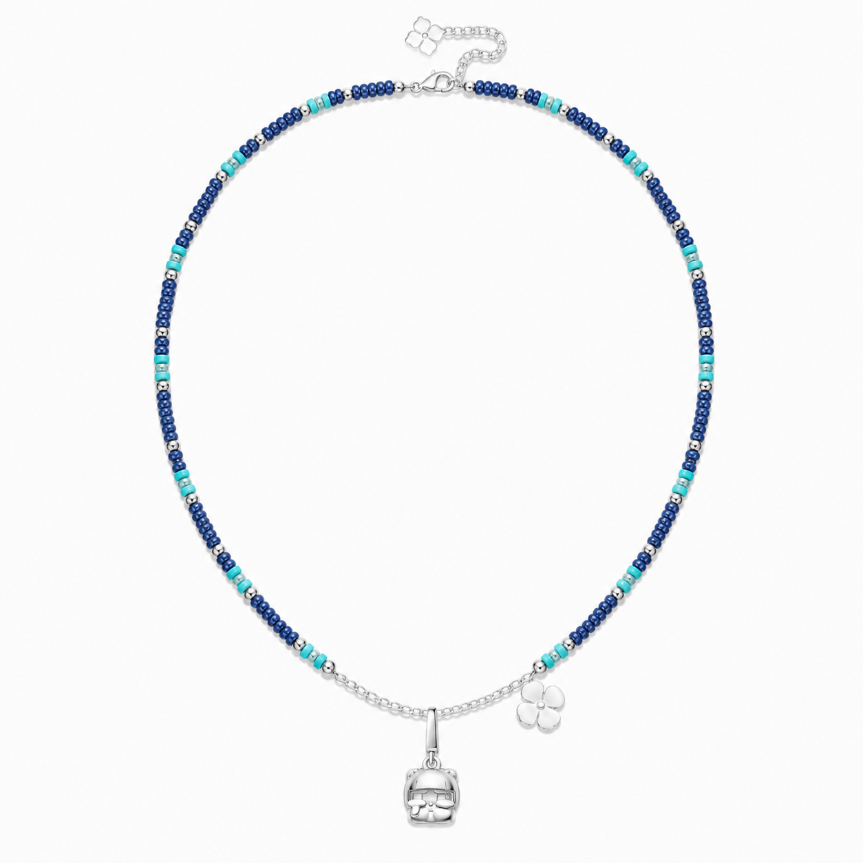 POPOP Fruition Lapis & Faux Turquoise Necklace – CRYBABY Pendant