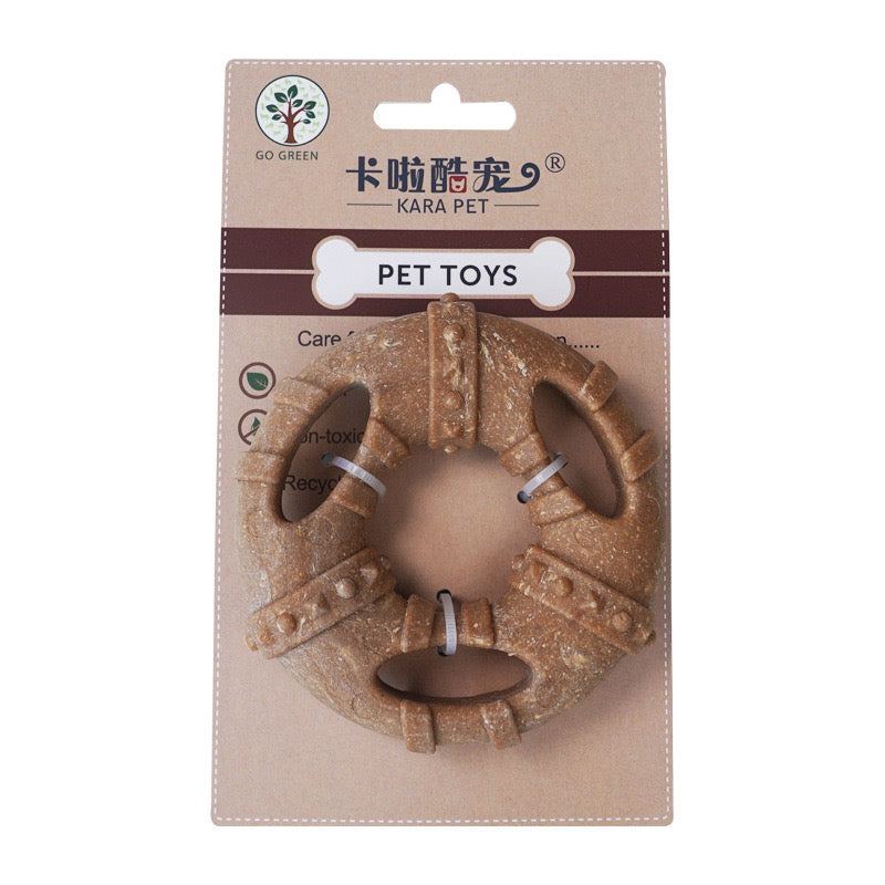 Wood-Plastic Composite Chew Dog Toy for Heavy Chewers