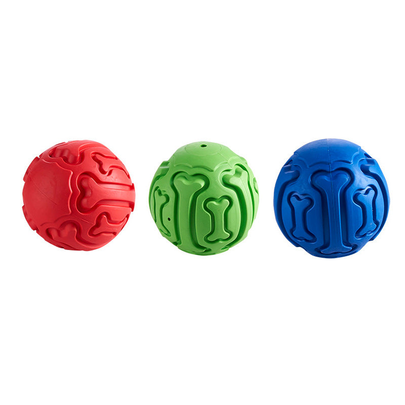 Dog Chew Toy Balls, Dog Squeaky Toys 3 inch - ri-son