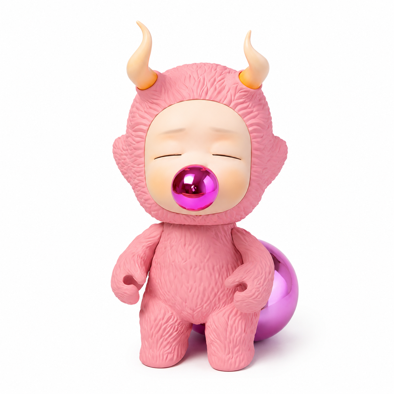Angel Boy Sitting Dream 150% Pink Figure
