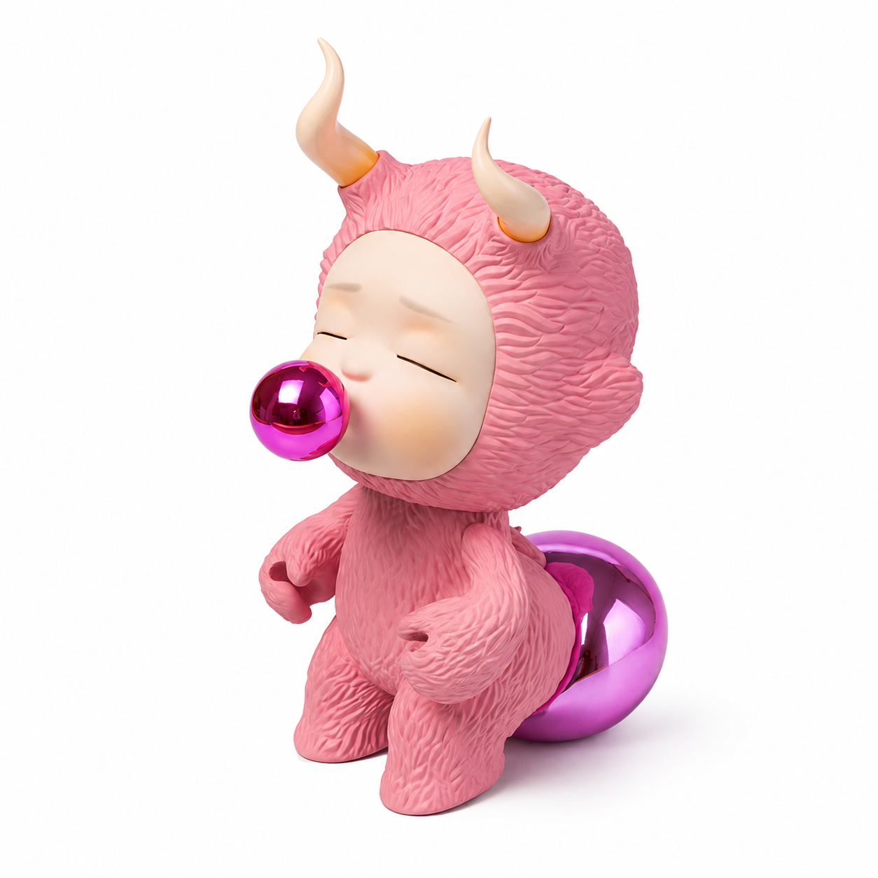 Angel Boy Sitting Dream 150% Pink Figure