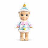 White Wood Doll Santa