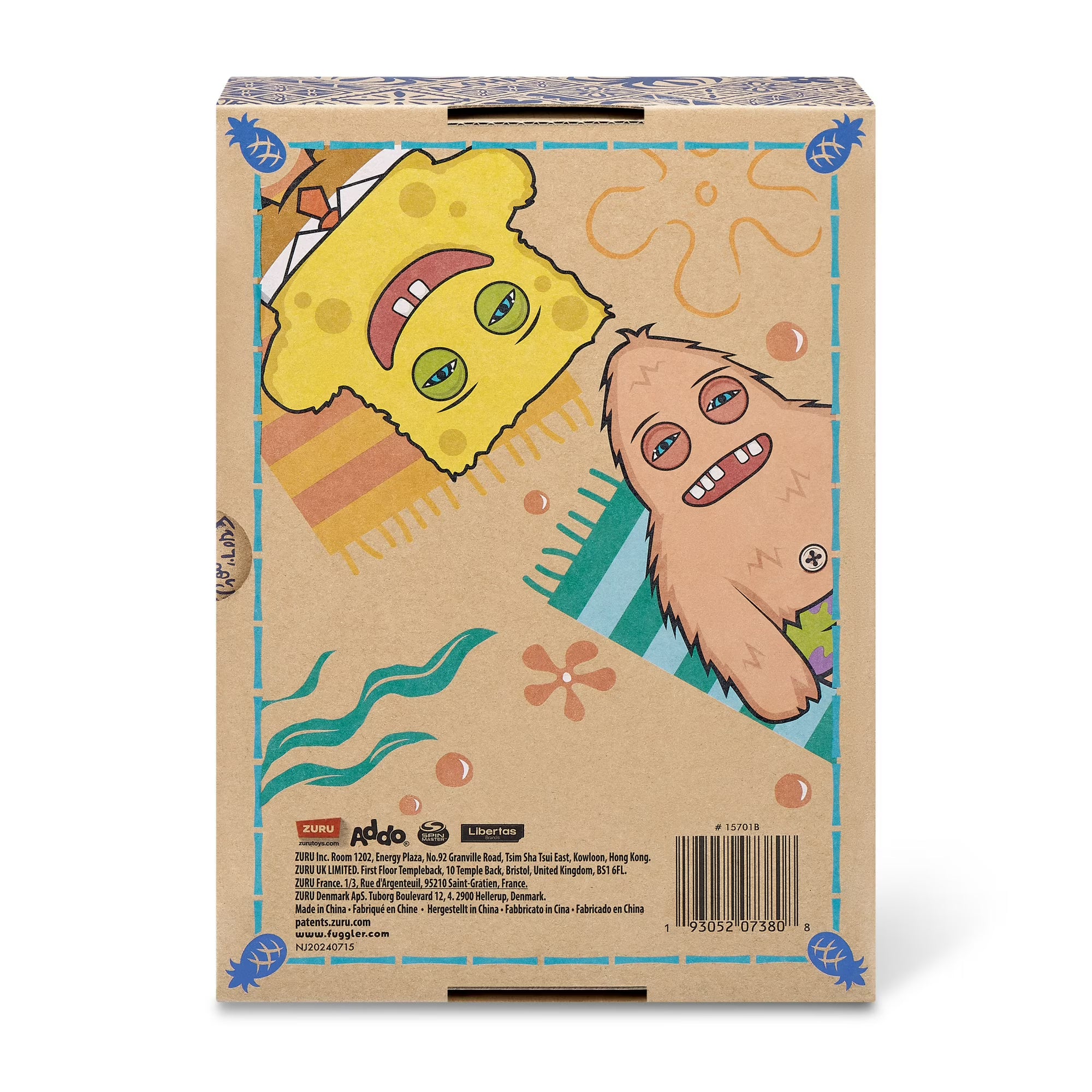 Fuggler x SpongeBob Series Plush Pendant