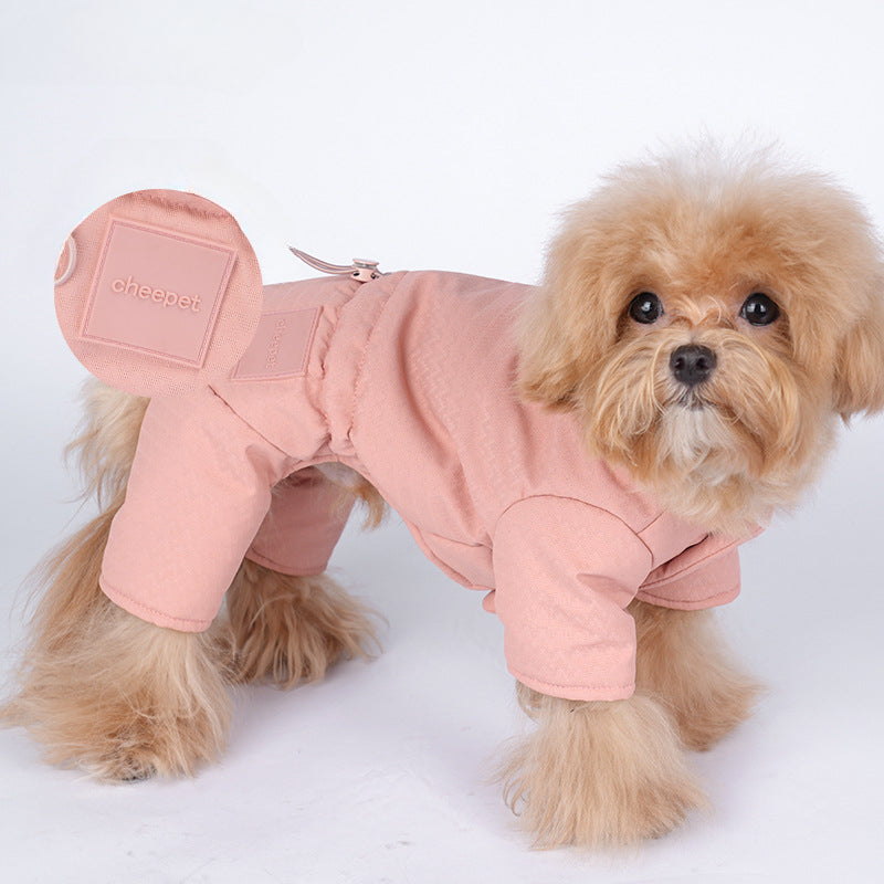 Cozy Pet Padded Suit with Hood and Four - Limb Coverage