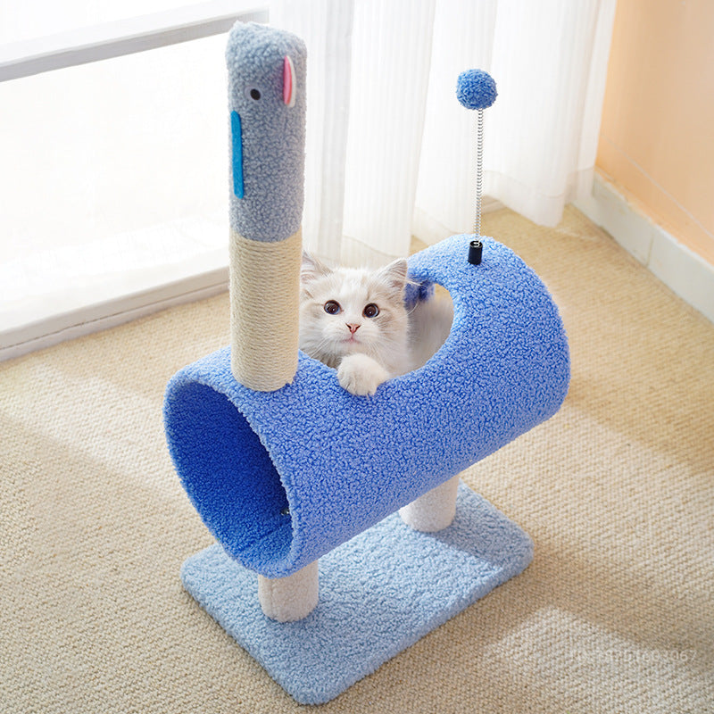 Scratchy Baby Blue Elephant Shape Cat Climber R-C-CC01 - ri-son