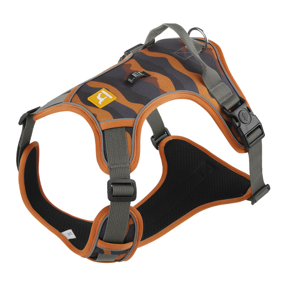 Dog Anti-Bursting Large Dog Chest and Back Harness with Reflective Feature R-H517 - ri-son