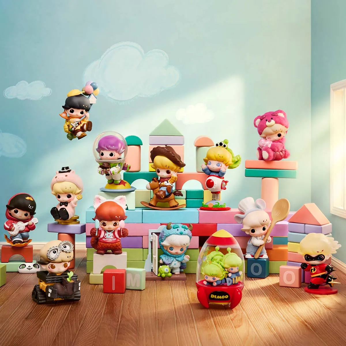DIMOO WORLD × PIXAR Series Figures full collection