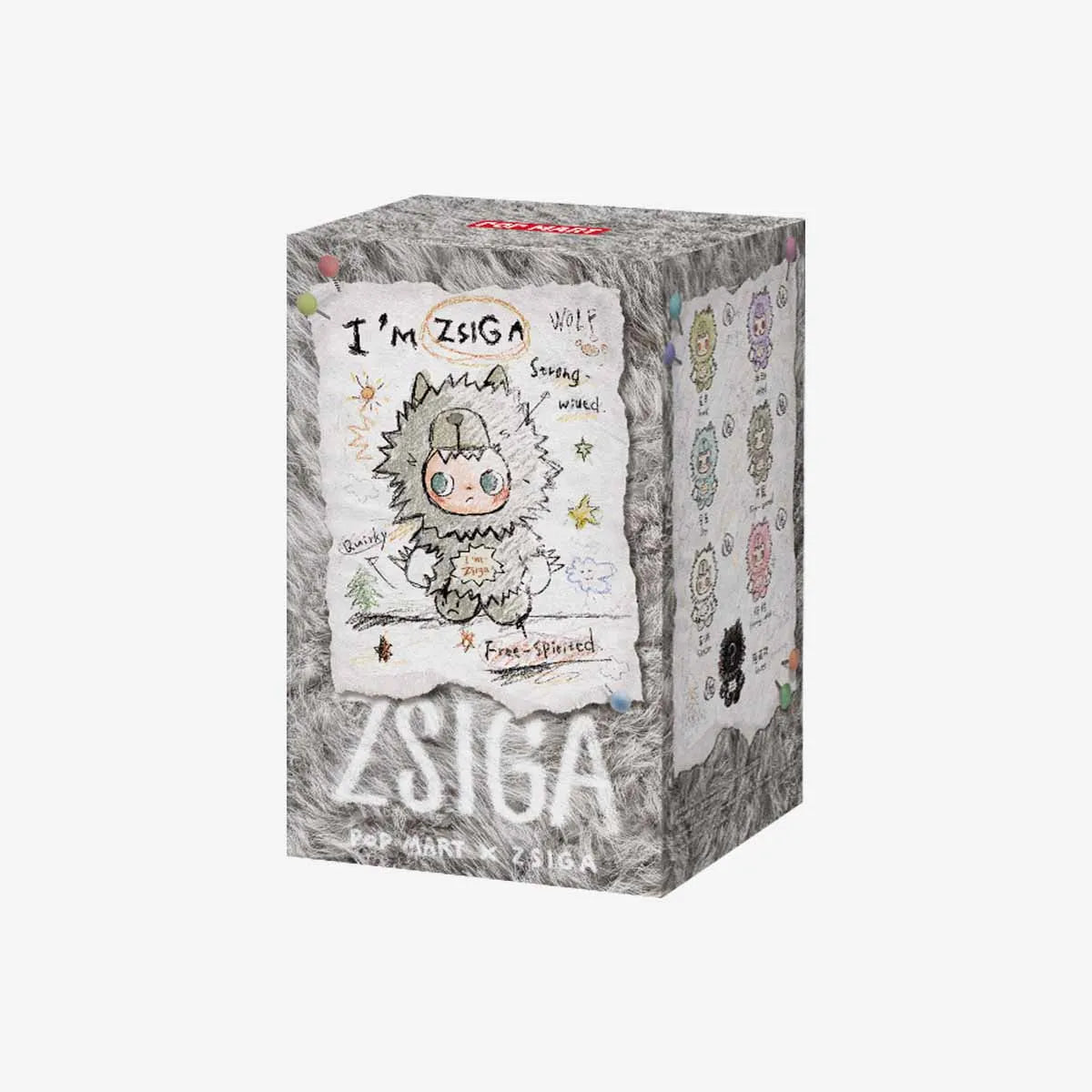 POP MART ZSIGA I'm Zsiga Series-Vinyl Plush Pendant Blind Box