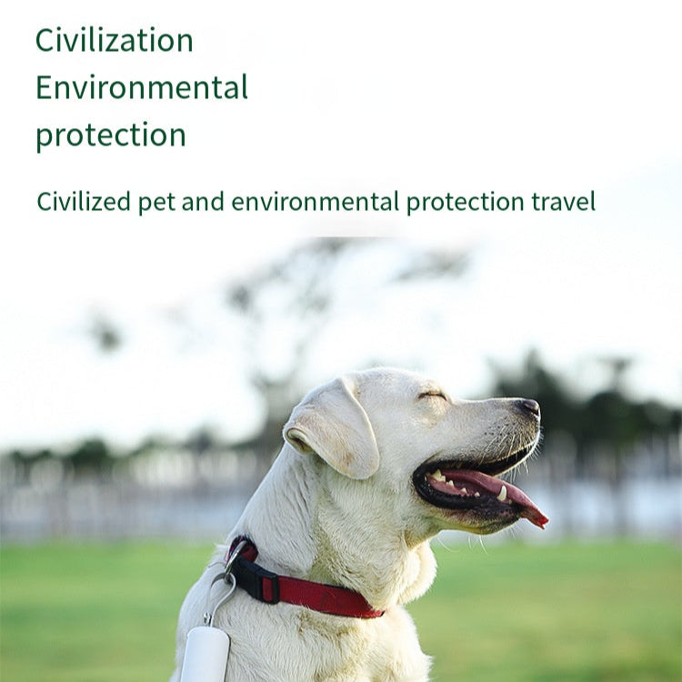 Dog Poop Bag Holder with Flashlight Convenient, Safe Eco