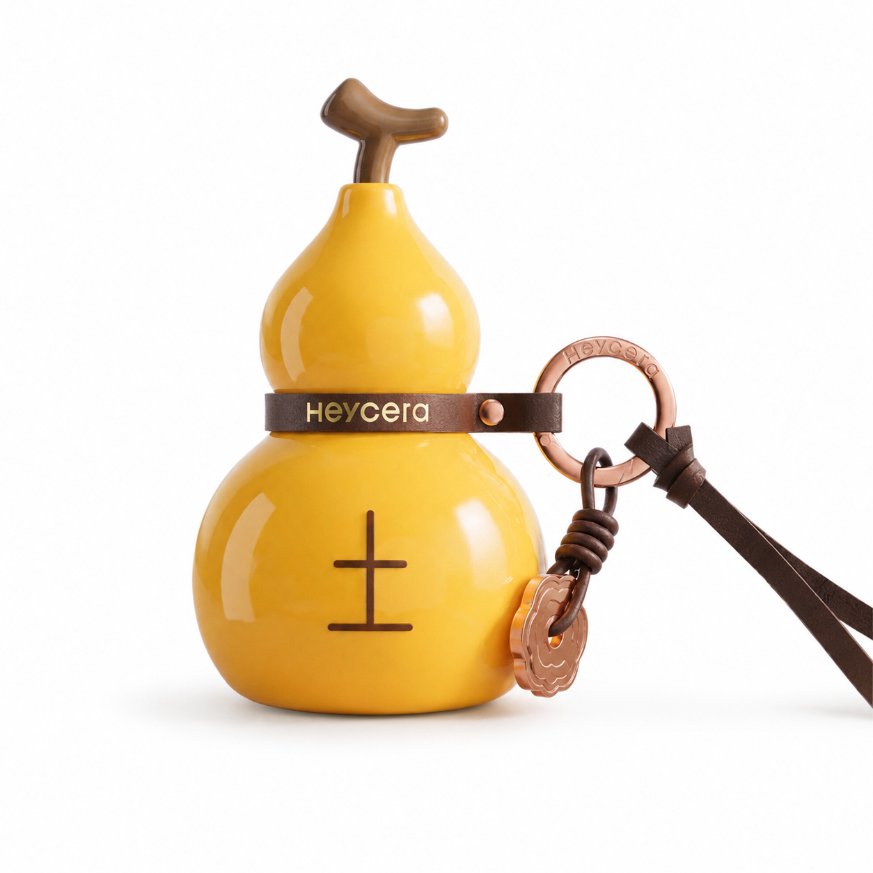 Heycera Five Elements Handmade Ceramic Gourd Bag Charm