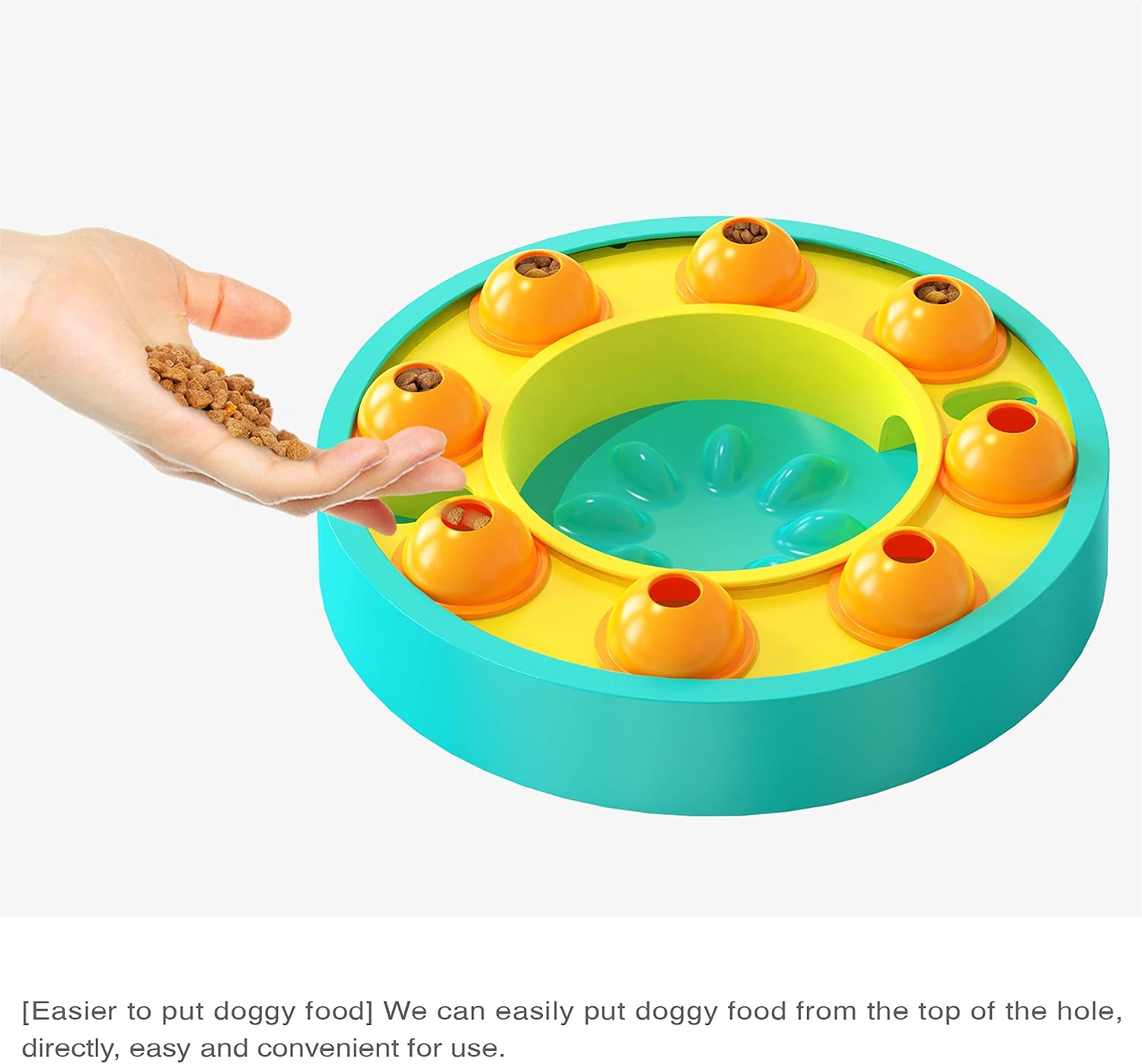 Slow Feeder Dog Bowl for Puzzle Game