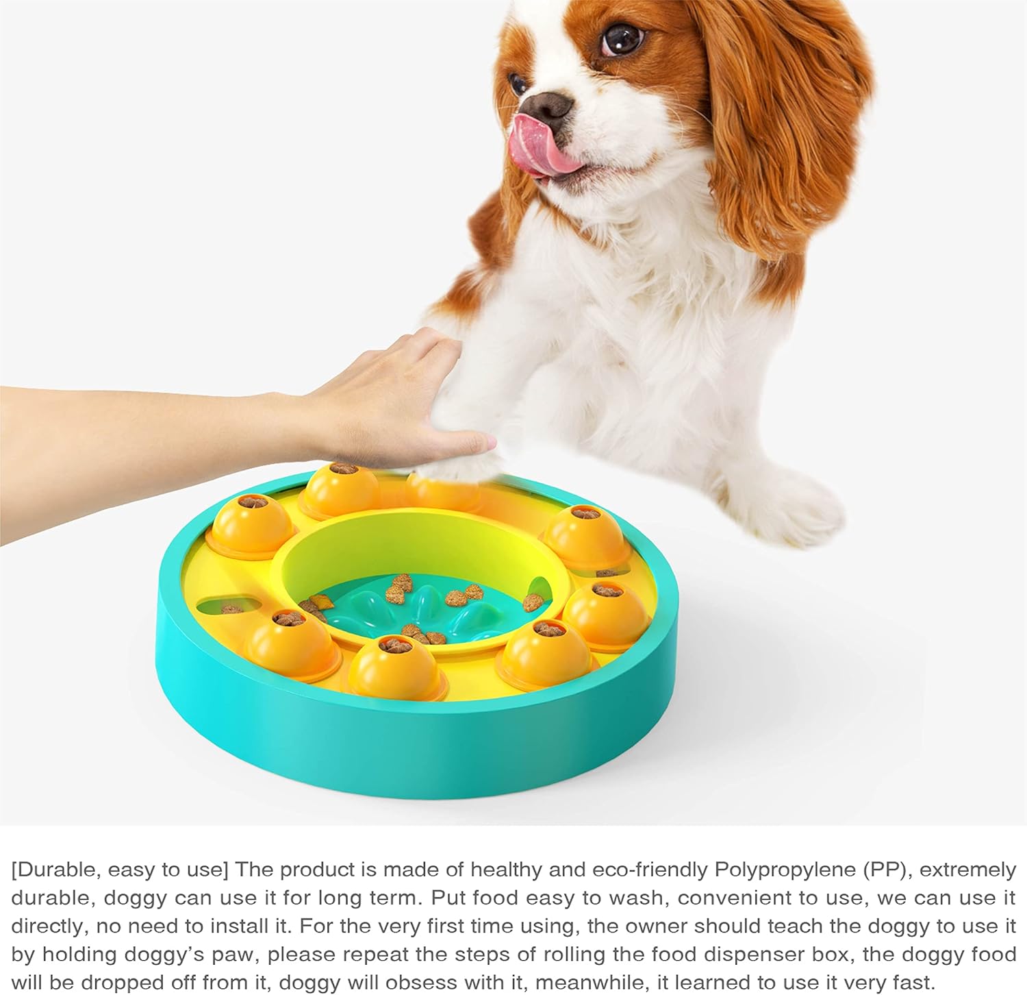 Slow Feeder Dog Bowl for Puzzle Game