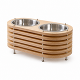 Elevated double bowls