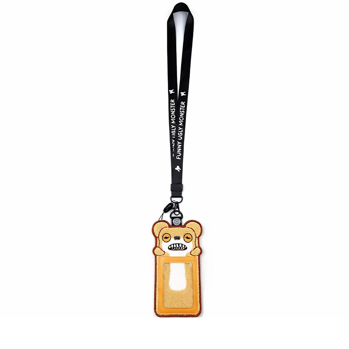 Fuggler Dream Bear Monster ID card holder lanyard with nylon strap and PVC window