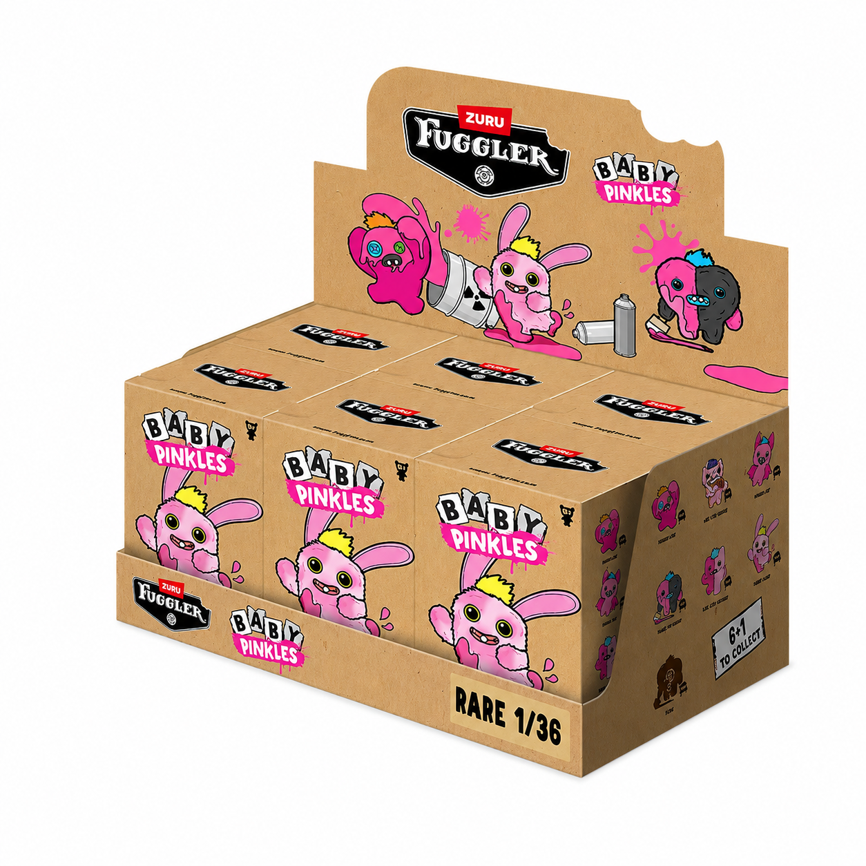 ZURU Fuggler Baby Pinkles Plush Bag Charm Blind Box