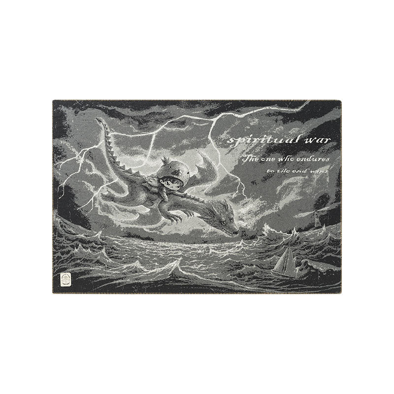 POP MART Hirono Whisper Within Spiritual War Cotton Blanket