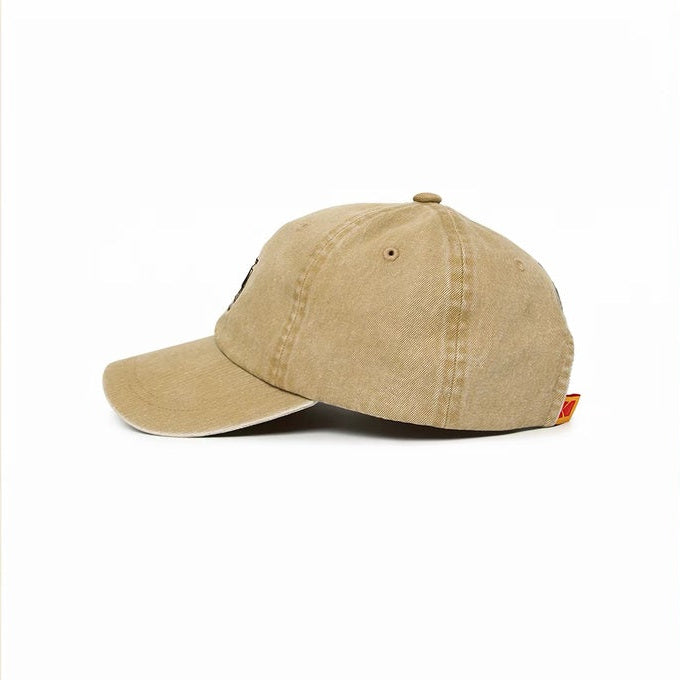 Hirono x Kodak Baseball Cap khaki side and back view