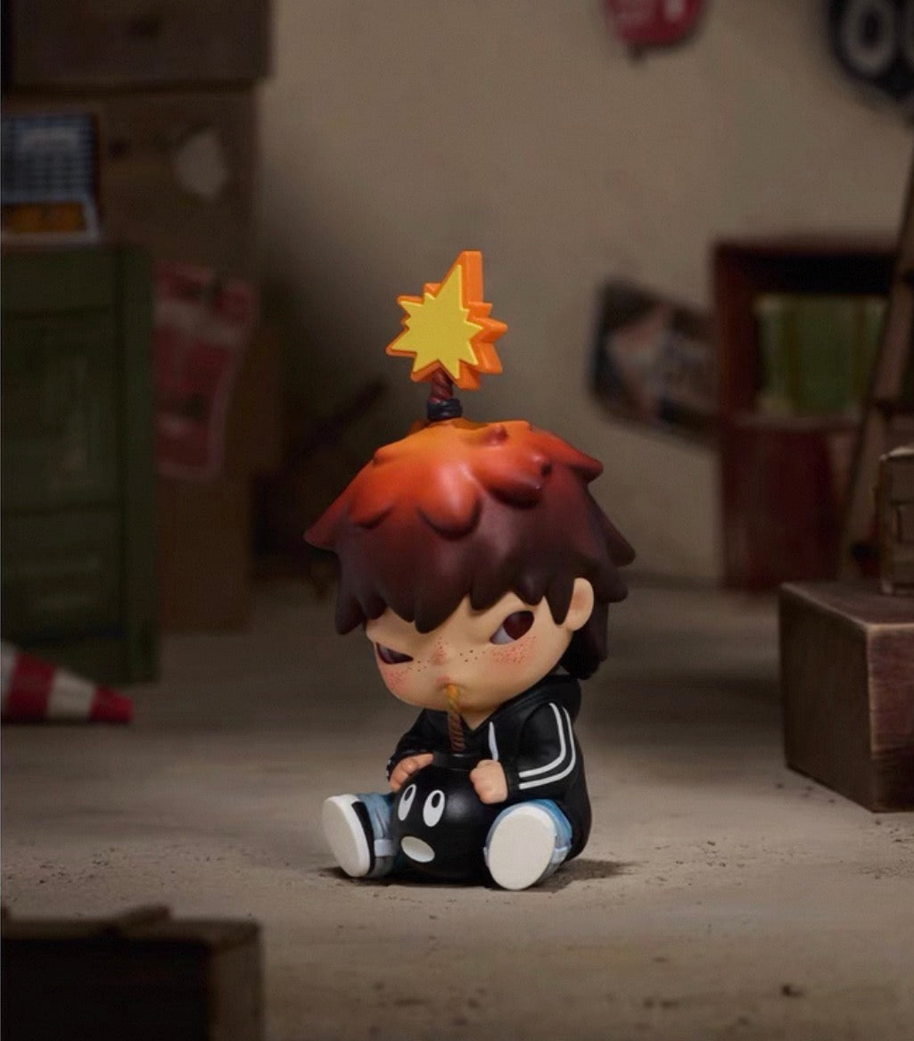 HIRONO x The Hundreds limited edition collectible figure side view