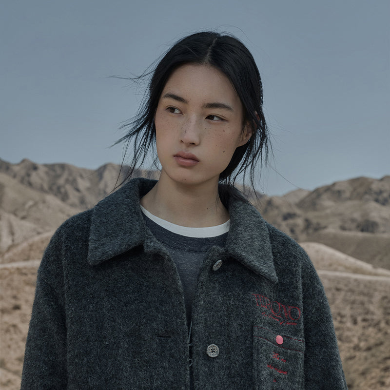 HIRONO Whisper Within wool blend jacket image 5