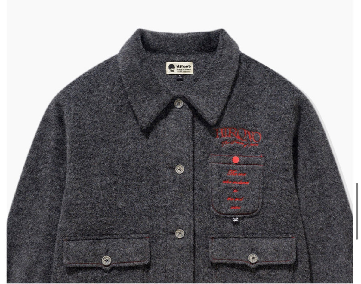 HIRONO Whisper Within wool blend jacket image 7