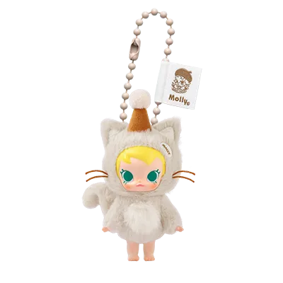 POP MART Baby Molly Pocket Friends Series Vinyl Plush Pendant Blind Box