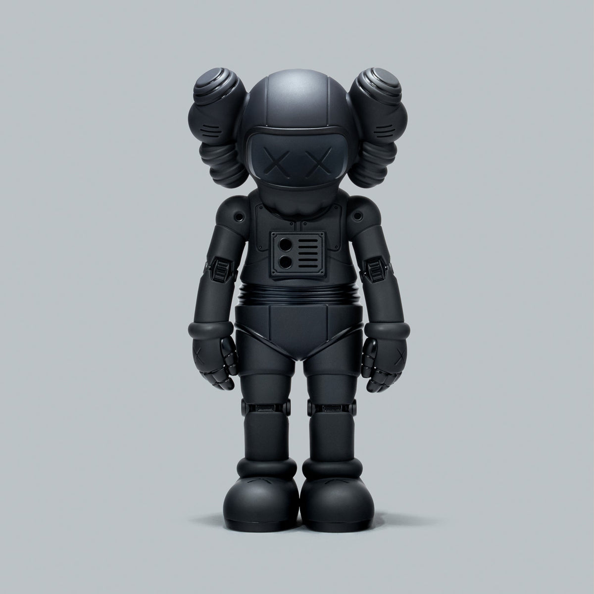 KAWS:HOLIDAY HANGZHOU COMPANION vinyl figure in black, front view