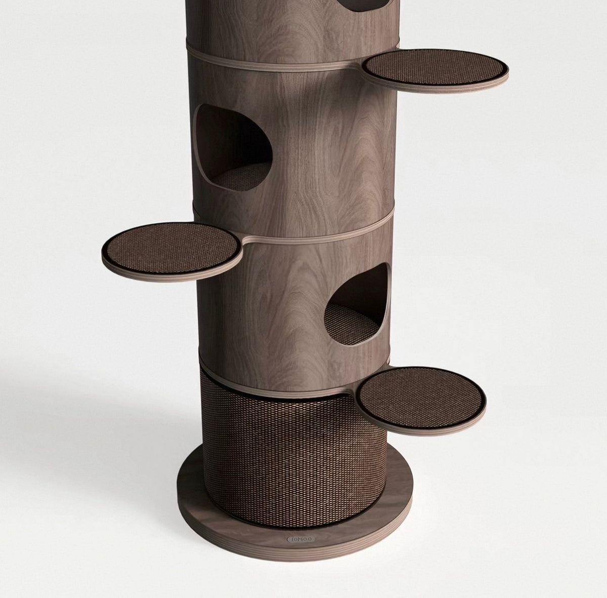Lemomoo Canopy Den wooden base and climbing platforms