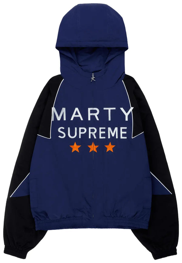 NAHMIAS x Marty Supreme A24 Classic Warm Up Jacket Navy