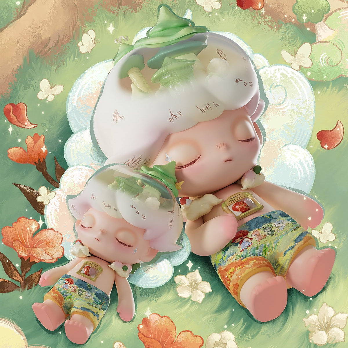 MEGA JUST DIMOO 400% floral meadow design