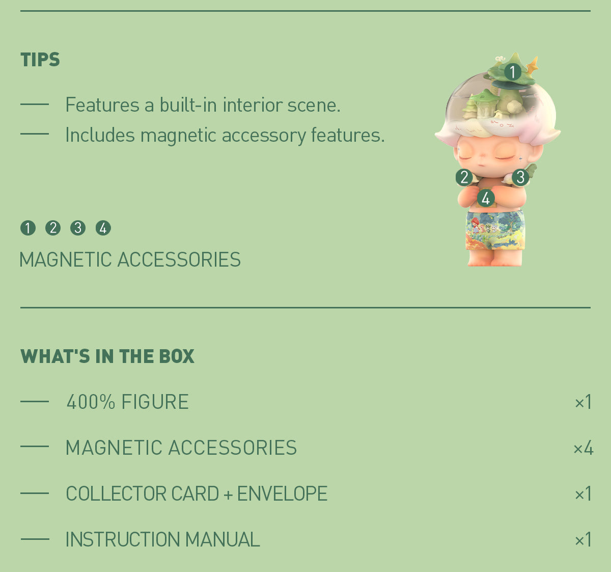 POP MART MEGA JUST DIMOO 400% size details