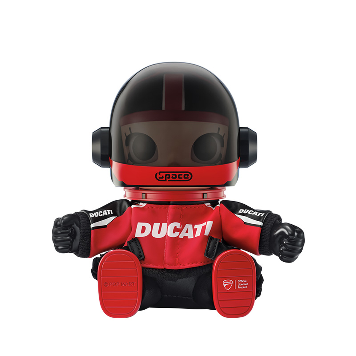 POP MART MEGA SPACE MOLLY × DUCATI Serie Vinyl Plush Pendant