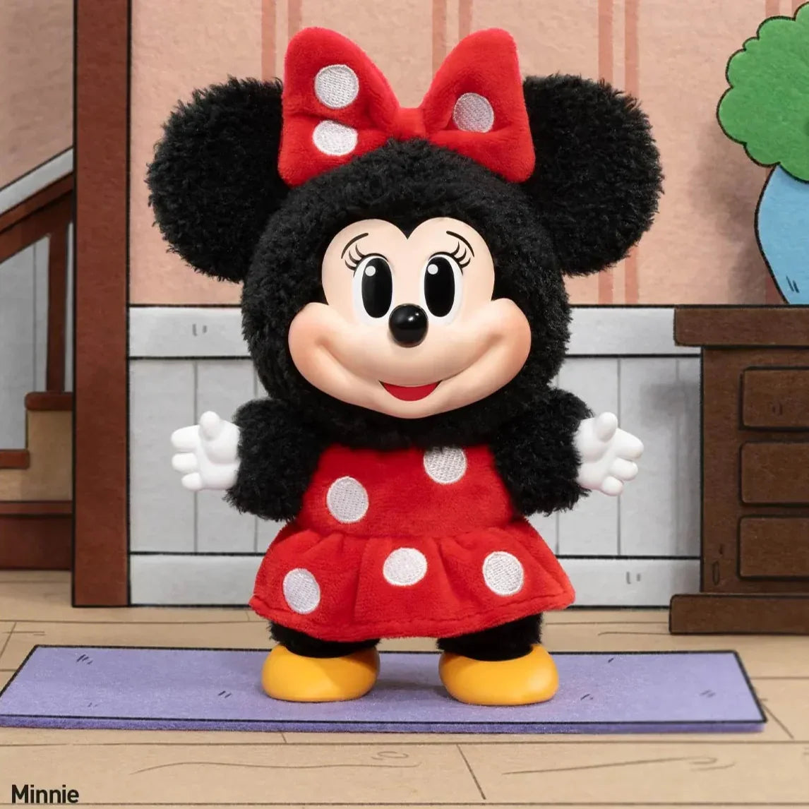 minnie plush key chain 