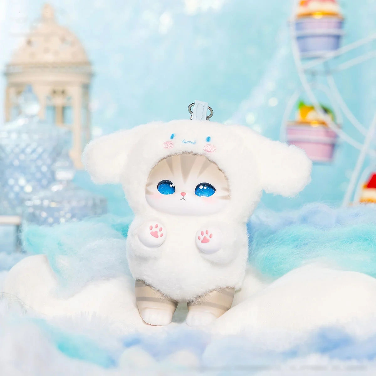 Mofusand x Sanrio Characters Kiramekko Plush Pendant
