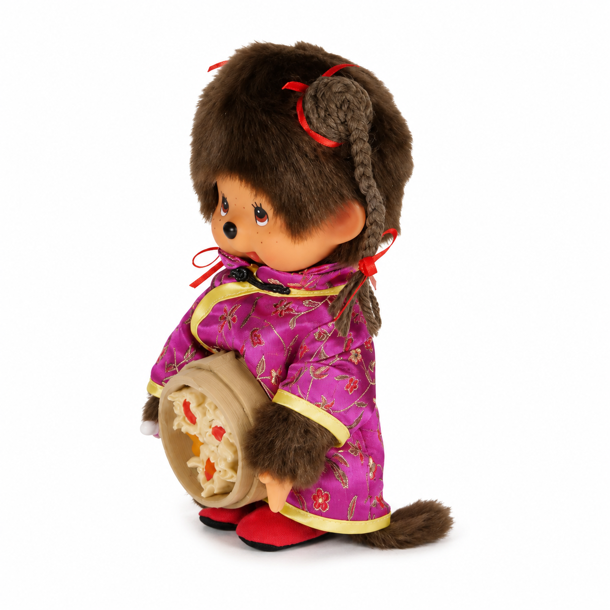 Monchhichi Couple in Chinese Costume Dimsum 20cm Plush Doll